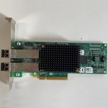 0C856M Для Dell Emulex 8 Гб/сек. FC DP PCI-e HBA Карта сетевого адаптера с двумя портами PCI-E LPE12002 FTLF8528P3BNV-EM 8G-850NM-0.3 KM-SFP+