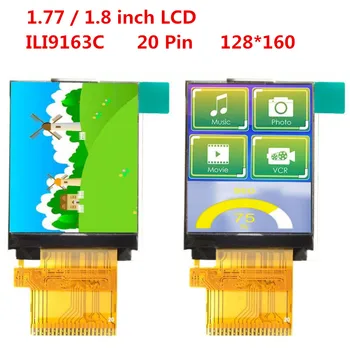 1,77/1,8-дюймовый 20-контактный Цветной TFT-ЖК-дисплей ILI9163 20 контактов 8-битного параллельного интерфейса 128 (RGB) * 160 Широкий обзор