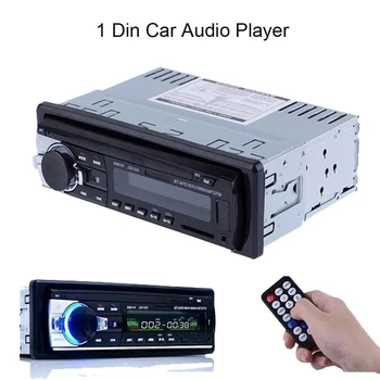 1 Din Автомобильный Радиоприемник Стерео FM Aux Входной приемник SD USB JSD-520 12V В Тире 1 Din Автомобильный MP3 USB Мультимедийный Плеер Головного устройства