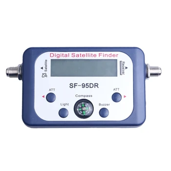 1 Комплект цифрового измерителя SF-95DR Спутниковый искатель Приемник телевизионного сигнала спутниковый декодер Satfinder ЖК-дисплей