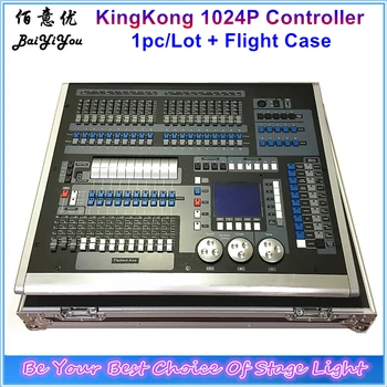 1 шт./лот DJ KingKong 1024P DMX Light Микшерный Пульт Stage Light DMX512 King Kong 1024 Pro Контроллер С Кейсом Для Полета