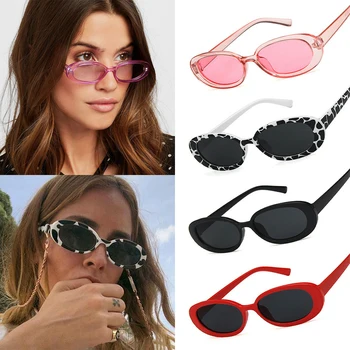 1 ШТ Модные солнцезащитные очки для автомобилей и мотоциклов UV400 в ретро-стиле, солнцезащитные очки в маленькой овальной оправе, оттенки поляризованных очков для женщин