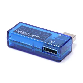 1 шт. Цифровой USB мобильный мощность Зарядный ток Напряжение Тестер метр Мини USB Зарядное устройство Доктор Вольтметр Амперметр