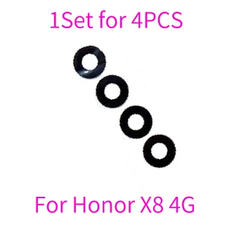 10 компл. 40 шт. Для Honor X8 4G Задняя Камера Стеклянная Крышка Объектива с Защитной Наклейкой