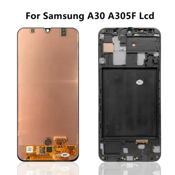 100% Super AMOLED для Samsung Galaxy A30 ЖК-дисплей с сенсорным экраном, дигитайзер для Samsung A30 A305 A305F A305FN A305G A3050 Экран