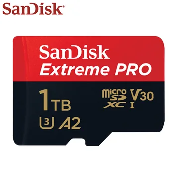100% Оригинальная Карта памяти Sandisk Extreme PRO Card 1 ТБ Скорость чтения до 200 МБ/с TF Карта A2 V30 UHS-I U3 Micro SD Карта