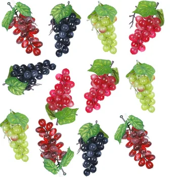 12 Букетов искусственной имитации Декоративных реалистичных гроздей для украшения свадебного вина кухни