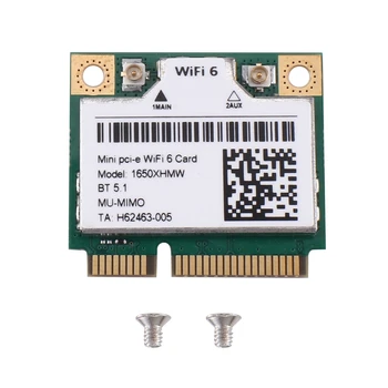 1650X1650XHMW AX200 Wifi Карта Двухдиапазонная 2400 Мбит/с Bluetooth 5.1 Mini Pcie Гигабитная Карта Беспроводного адаптера Поддержка Win11