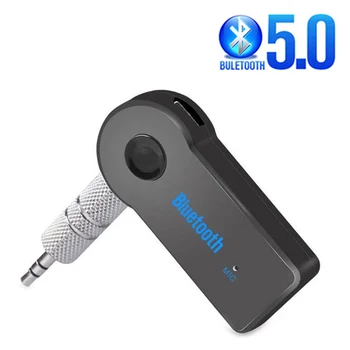 2-в-1 Беспроводной Адаптер Приемопередатчика Bluetooth 5.0 3,5 мм Разъем AUX Аудио Наушники Handfree Автомобильная Музыка Аудио Прием Aux Гарнитуры