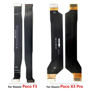 20 штук Для Xiaomi Poco X3 NFC F3 GT F2 X4 M4 Pro 4G 5G НОВАЯ Основная Плата Для Подключения Гибкого кабеля FPC LCD Материнской Платы Запчасти для Ремонта