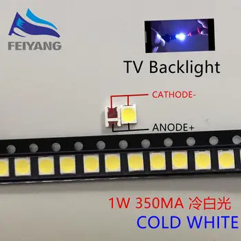 200шт Универсальная Светодиодная Подсветка 1.5 Вт 3 В 1210 3528 2835 131ЛМ CUW JHSP Cool White LCD Backlight TV Применение