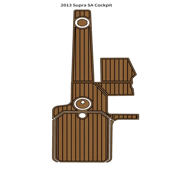 2013 Supra SA Комплект для Кокпита Коврик Для лодки EVA Пена Настил Из Тикового Дерева Самоклеящаяся Основа Самоклеящийся Стиль SeaDek Gaterstep