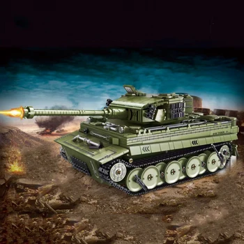 2022 Военная армия Вторая мировая война WW2 SWAT Полицейские Солдаты Panzerkampfwagen VI Ausf. E Tiger I Модель Строительный блок Кирпичи Детские игрушки
