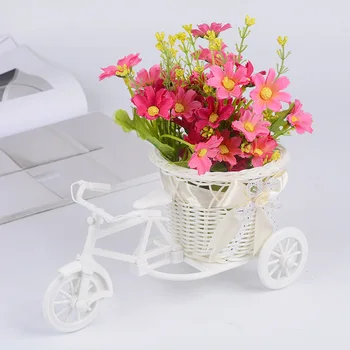 2023, Велосипед в Идиллическом стиле, Имитация корзины для цветов, Корзина для цветов, Свадебный реквизит, Украшение рабочего стола, Цветочные украшения