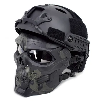 2023 Новые классные очки с черепом, маска для лица, Мотоциклетные Лыжные очки для винтажного мотоциклетного шлема с открытым лицом, Лыжные очки
