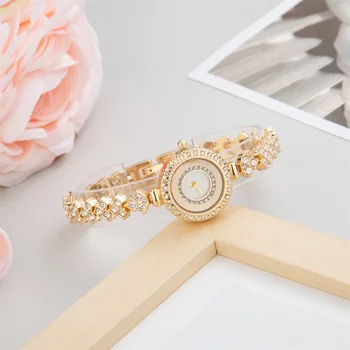 2023 Новые милые модные часы-браслет для женщин, кварцевые наручные часы с кристаллами бриллиантов, женские часы, бесплатная доставка