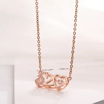 2023 Ожерелье из титановой стали, креативная умная цепочка для ключиц, подарок на День Святого Валентина, ювелирные изделия, модные украшения