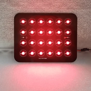 24 Вт 730 нм темно-красный СВЕТОДИОД + печатная плата для DIY лампы Точечная лампа Прожектор Терапевтический завод Аквариум