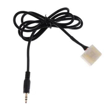 3,5 мм штекер Gold AUX аудио кабель для ввода MP3 для Crowm, , Prius, , , , , Coaster, Levin