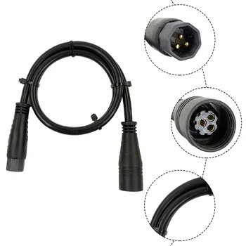 3-контактный Удлинитель кабеля 60 см Водонепроницаемый Разъем 3-контактный Удлинитель кабеля 60 см из АБС + медного сердечника Высокого качества