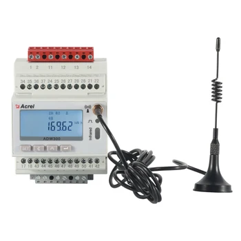 3-фазный Беспроводной Измеритель энергопотребления 4G Energy Eeter Устройство мониторинга системы Интернета вещей Acrel ADW300-4GHW
