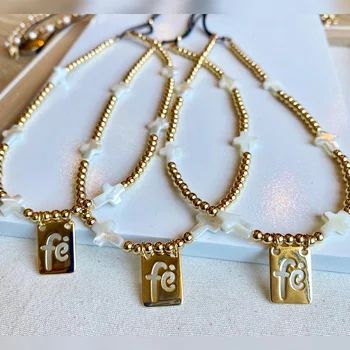 3 шт., ожерелье с крестом в виде ракушки, Колье-чокер Девы Марии, ожерелье для женщин, Ювелирные изделия оптом