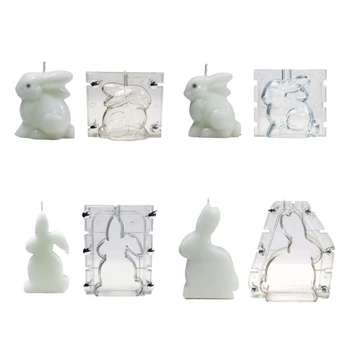 3D форма для пасхального кролика, формы для изготовления мыла своими руками, прямая поставка