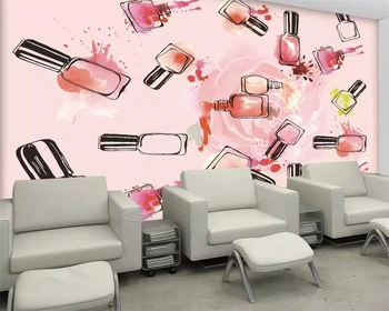 3DBEIBEHANG 3D фото пользовательские обои фреска романтическая индивидуальность розовый лак для ногтей телевизор диван декоративная роспись фон стены