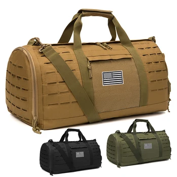 40л спорт тренажерный зал сумка тактическая путешествия вещевой мешок для мужчин Военный фитнес спортивная сумка обучение сумка для обуви, дорожная сумка баскетбол