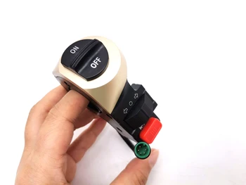 5-контактный тумблер для 10-дюймового электрического скутера Sealup Q8, три в одном Переключателя фары, сигнала поворота, кнопки звукового сигнала Аксессуары