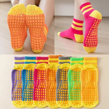 5 предметов, нескользящие носки для детской площадки, носки для йоги, специальные носки для батута, носки для пола в помещении