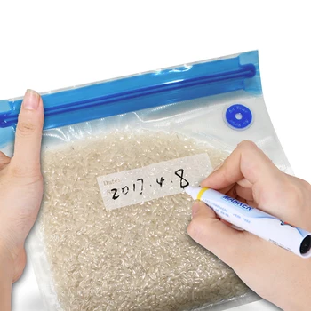 5 шт. компл Вакуумные пакеты для хранения Прозрачный Герметичный пакет для экономии места для пищевых одеял подушек для хранения риса