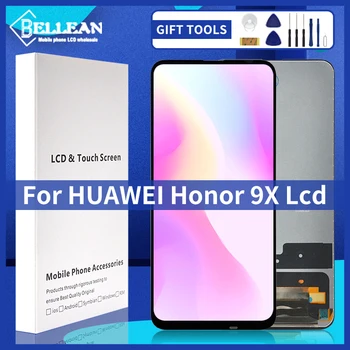 6,59-Дюймовый Дисплей STK-LX1 Для Huawei Honor 9X Lcd Premium Global Touch Panel Screen Digitizer HLK-AL00 TL00 В Сборе С Рамкой