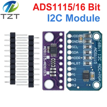 ADS1115 16 Битный модуль I2C прецизионный АЦП 4 Канальная плата разработки Pro Усилитель усиления от 2,0 В до 5,5 В для Arduino RP