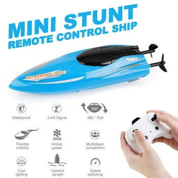 B5 Mini RC Stunt Ship Rapid Twin Motors SpeedBoat 2,4 ГГц RC Гоночная Лодка 4CH RC Лодка для Бассейнов Озер Подарочные Игрушки для Детей