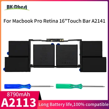 BK-Dbest Новый Перезаряжаемый аккумулятор для ноутбука A2113 для Macbook Air m1 A2141 16 дюймов 2020 года выпуска