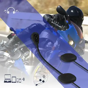 Bluetooth 5,0 Гарнитура Для Мото-Шлема Hands-free Наушники С защитой от помех Гарнитура Для Вождения В Мотоциклетном Шлеме MH05