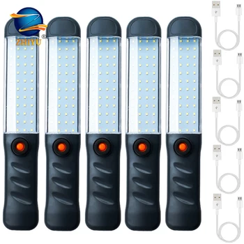 COB СВЕТОДИОДНЫЙ фонарик, USB Перезаряжаемые Рабочие фонари с магнитным переносным прожектором, Походный фонарь, 3 режима, Прожектор, Ремонтный фонарь