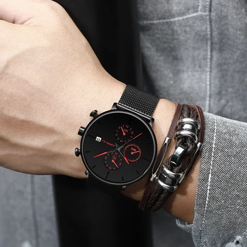 CRRJU часы мужские 2019 роскошное брендовое Платье с хронографом наручные часы мужские Тонкие с 3 вспомогательными циферблатами Спортивные Деловые часы мужские Relogio Masculino