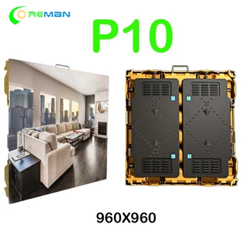 Epistar Chip smd3535 outdoor p10 rental led display screen 960X960mm шкаф pantalla led publicidad P8 P6 P5