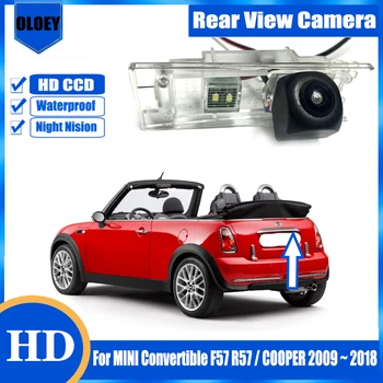 HD камера заднего вида для MINI Convertible F57 R57/COOPER 2009 ~ 2018, резервная камера заднего вида ночного видения / камера номерного знака