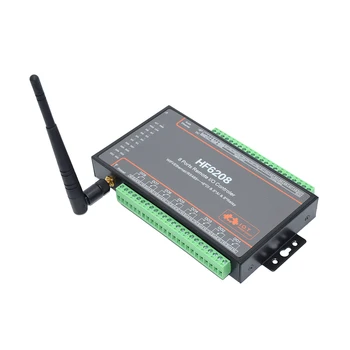 HF6208 8 DI 8 DO 8-Полосный Контроллер ввода-вывода RS485 Ethernet WiFi Пульт Дистанционного Управления Реле поддержка modbus TCP RTU
