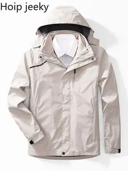 Hoip Jeeky Зимне-осенняя куртка, женские Мужские куртки, водонепроницаемая ветровка, пара флисовых уличных непромокаемых пальто для альпинизма