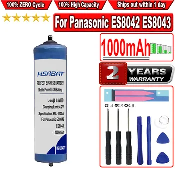 HSABAT 1000 мАч электробритва эпилятор массаж Батарея для Panasonic ES8042 ES8043 ES8044 ES8046 ES8048 ES8075