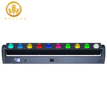 IMRELAX New 10x40w LED Beam Bar Light RGBW 4в1 Сильный Эффект Промывки Луча Сценическое Мероприятие DJ Disco