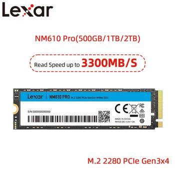 Lexar ssd nvme m2 1 тб 2 тб 500 ГБ NM610 Pro M.2 2280 PCIe Gen 3.0x4 Внутренние Твердотельные Накопители Жесткий Диск для ноутбука