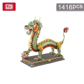 LOZ Mini Building Blocks; Китайский священный зверь килинь; страна преобладает; мелкие частицы для сборки игрушек-головоломок для взрослых