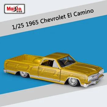 Maisto 1:25 1965 Chevrolet El Camino Модель Автомобиля Из сплава, Отлитая под давлением Металлическая Игрушка, Коллекция Классических Моделей Автомобилей, Детские Подарки