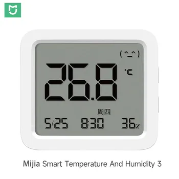 Mijia Bluetooth Thermometer 3 Беспроводной умный электрический цифровой гигрометр температуры и влажности 3 Работа с приложением Mijia