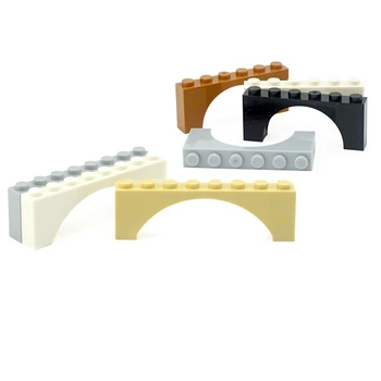 MOC Bricks Arch Bridge Blocks 1x8x2 Строительные Блоки Собирает Частицы, Совместимые С 3308 16577 DIY Развивающими Игрушками Для Детей